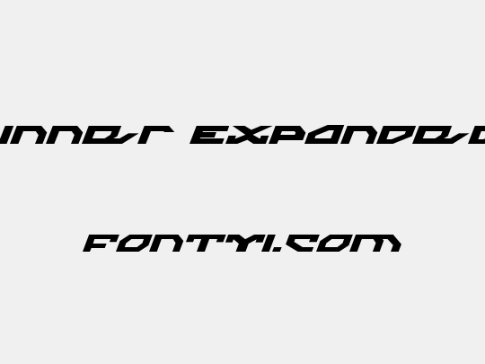 Nightrunner Expanded Italic