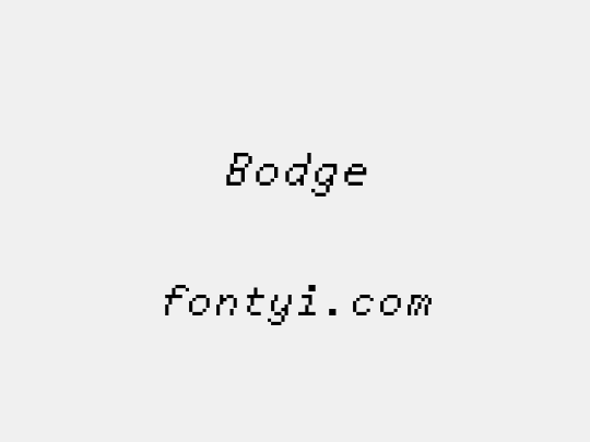 Bodge