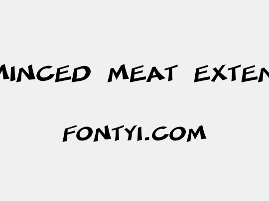 SF Minced Meat Extended
