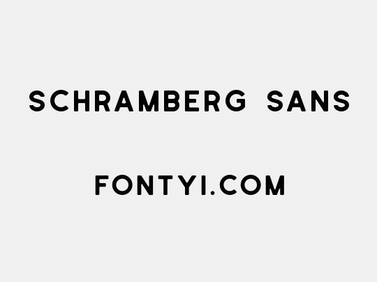 Schramberg Sans
