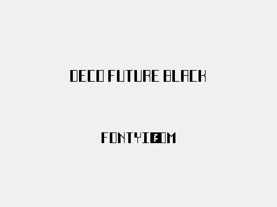 Deco Future Black