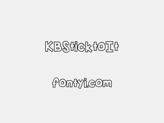 KBSticktoIt