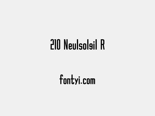 210 Neulsolgil R