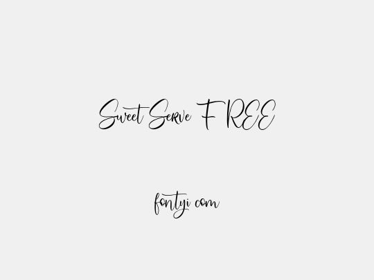 SweetServe FREE