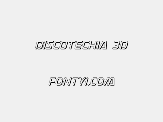 Discotechia 3D