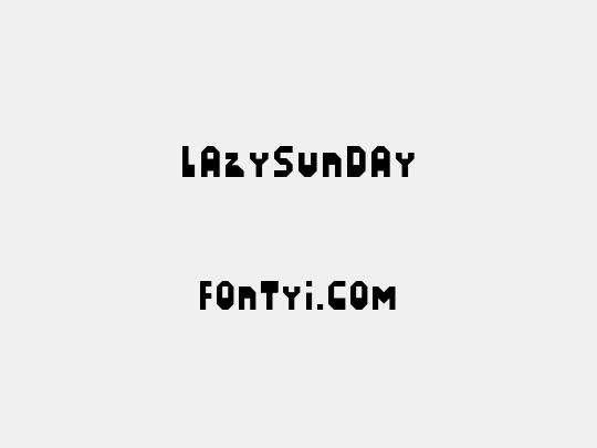 LazySunday