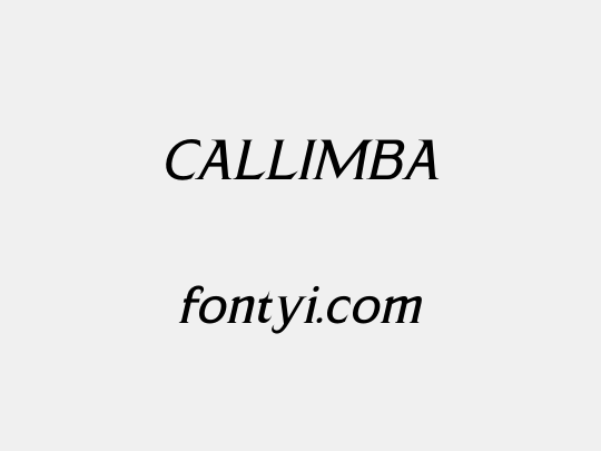CALLIMBA