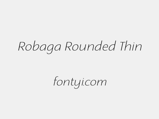 Robaga Rounded Thin