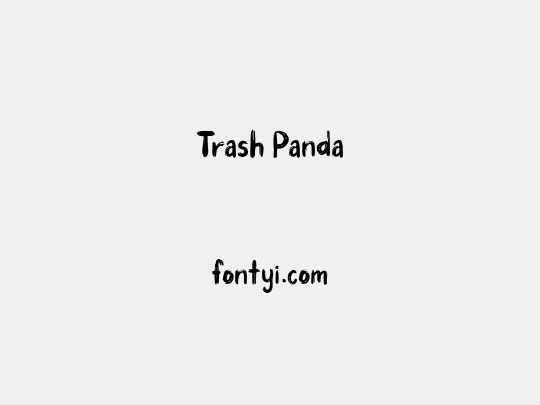 Trash Panda