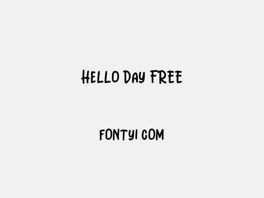 Hello Day FREE