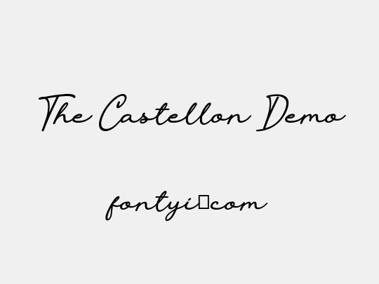 The Castellon Demo