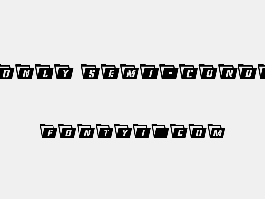 Eyes Only Semi-Condensed