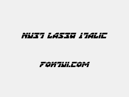 Nyet Laser Italic