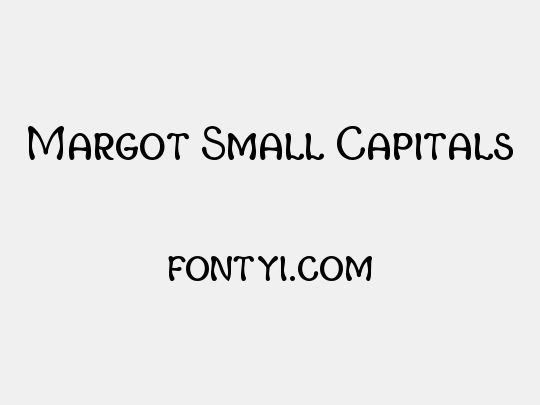 Margot Small Capitals