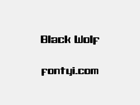 Black Wolf
