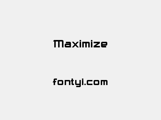 Maximize