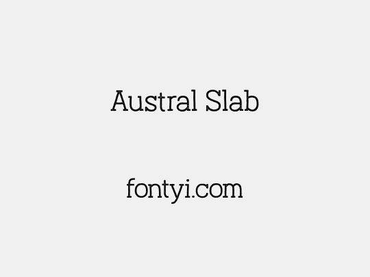 Austral Slab
