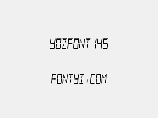 YOzFont14s