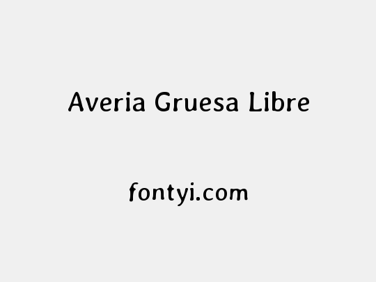 Averia Gruesa Libre