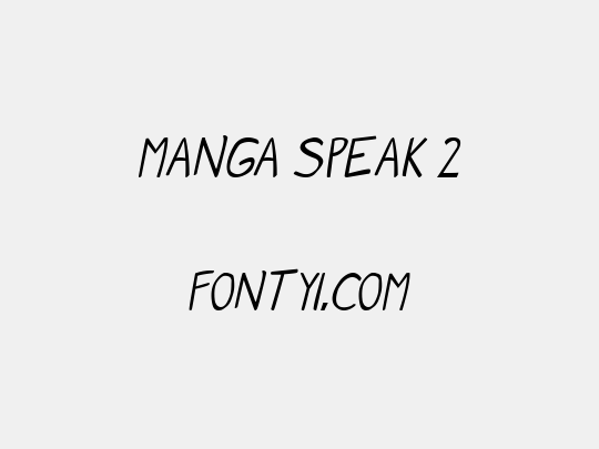 Manga speak 2