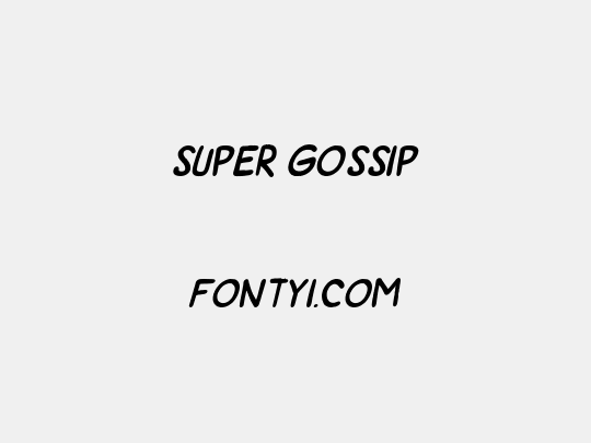 Super Gossip