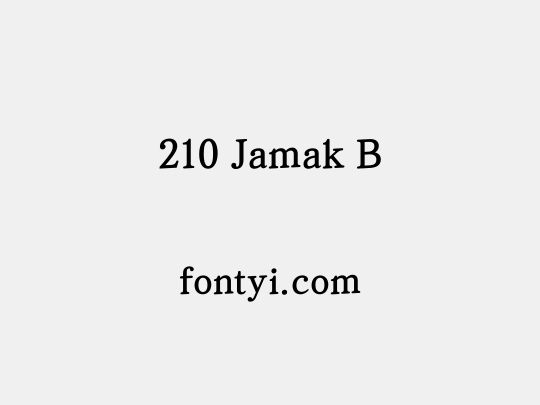 210 Jamak B
