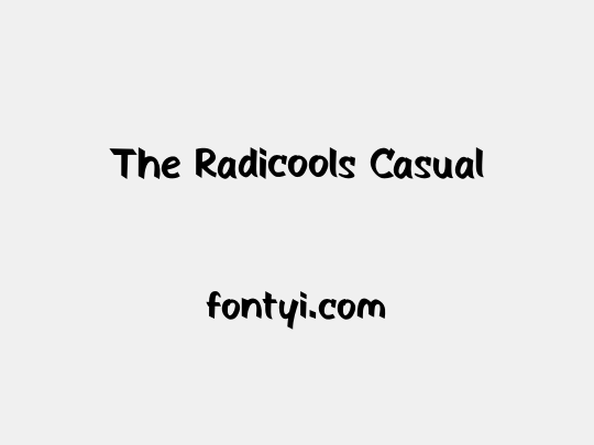 The Radicools Casual