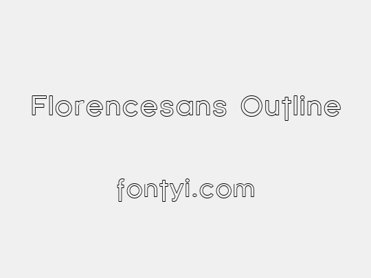 Florencesans Outline