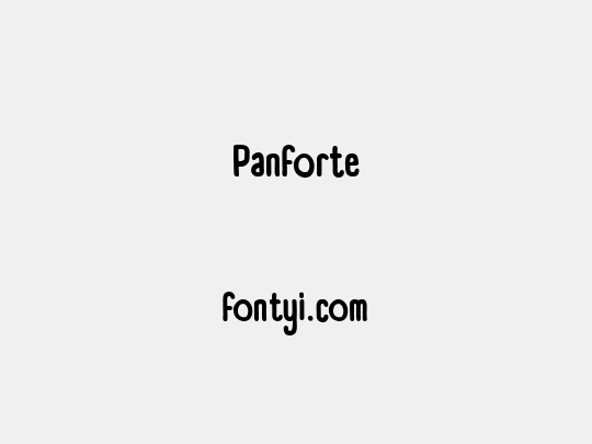 Panforte
