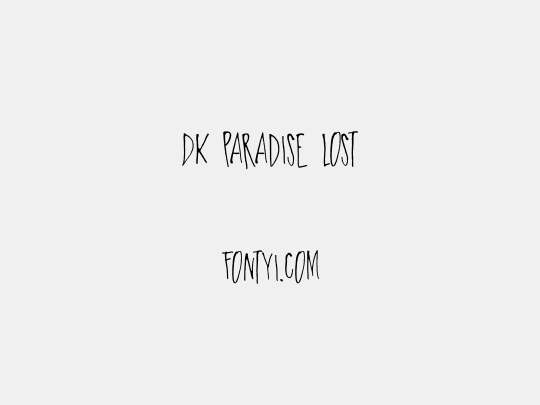 DK Paradise Lost