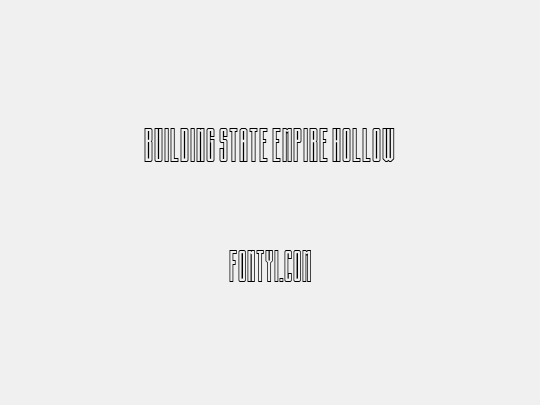 Building State Empire Hollow