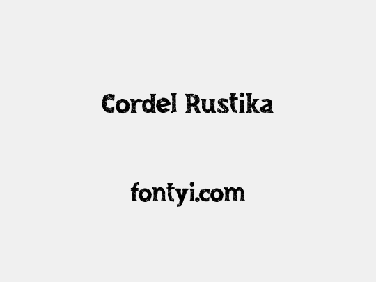 Cordel Rustika