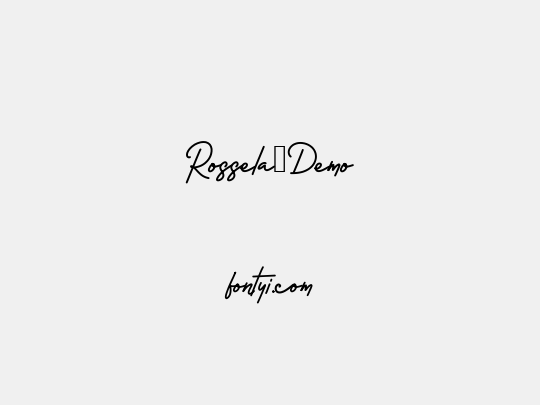 Rossela-Demo