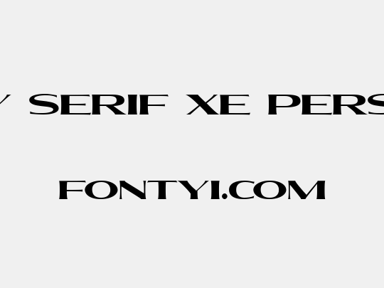 Molly Serif XE PERSONAL
