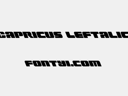 Capricus Leftalic