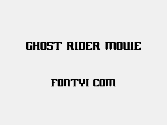 GHOST RIDER MOVIE