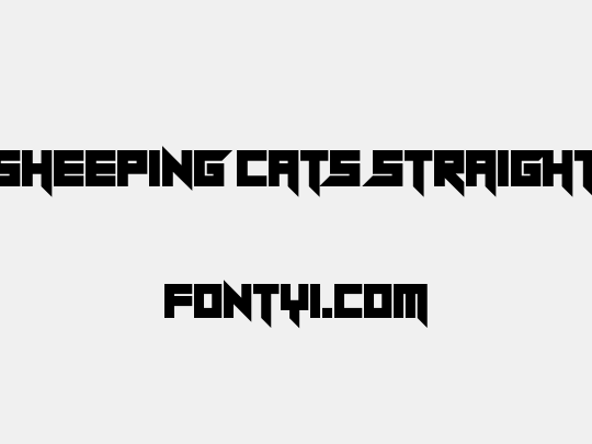 Sheeping Cats Straight