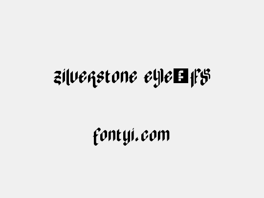 zilverstone eYe/FS