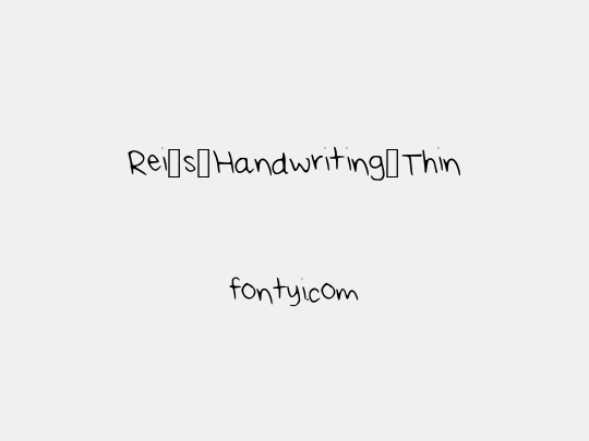 Rei_s_Handwriting_Thin
