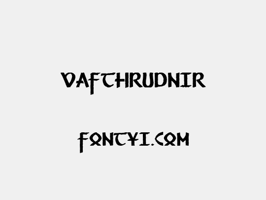 Vafthrudnir