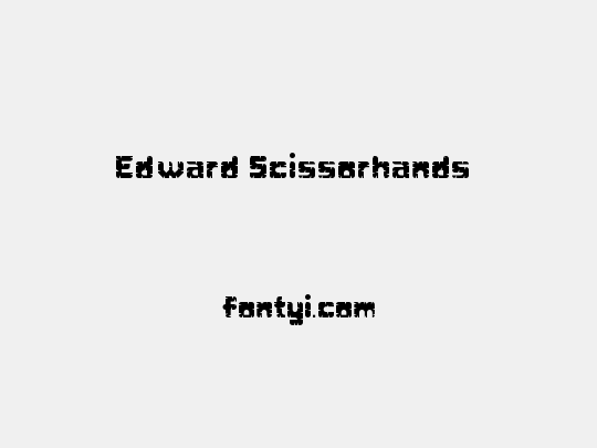 Edward Scissorhands 