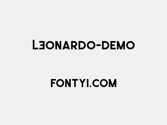 LEonardo-Demo
