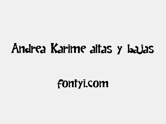 Andrea Karime altas y bajas