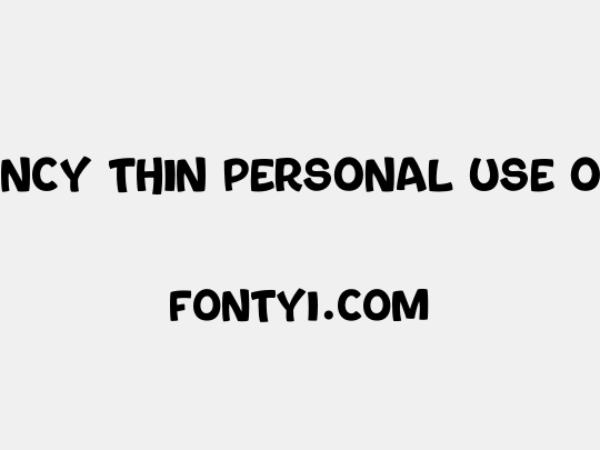 Bouncy Thin PERSONAL USE ONLY