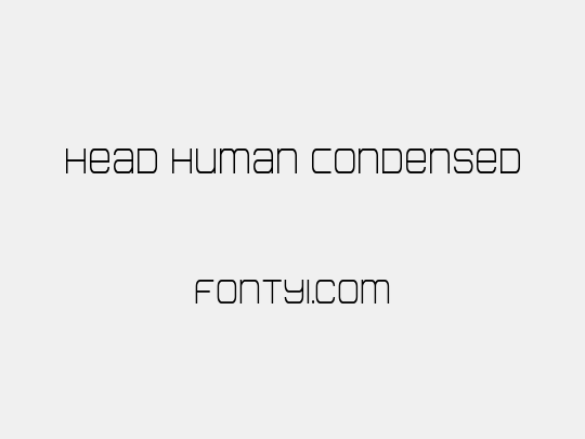 Head Human Condensed