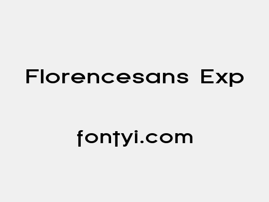 Florencesans Exp