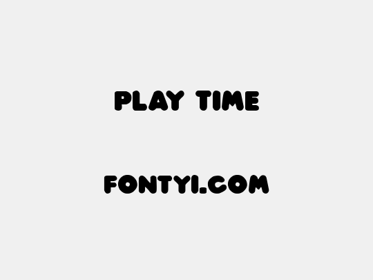 Play time