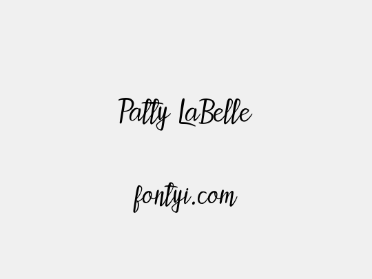 Patty LaBelle