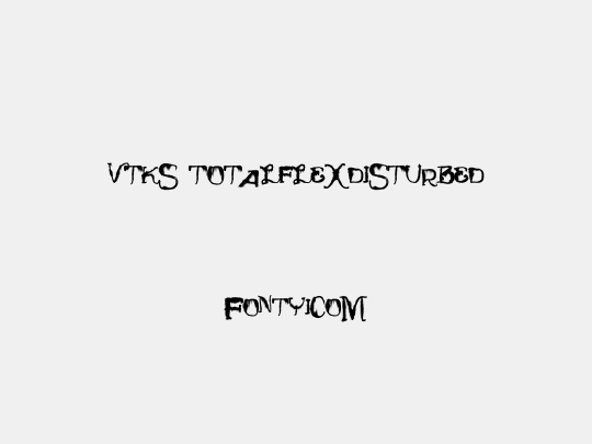 Vtks TotalFlexDisturbed