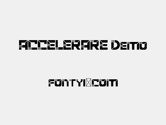 ACCELERARE Demo